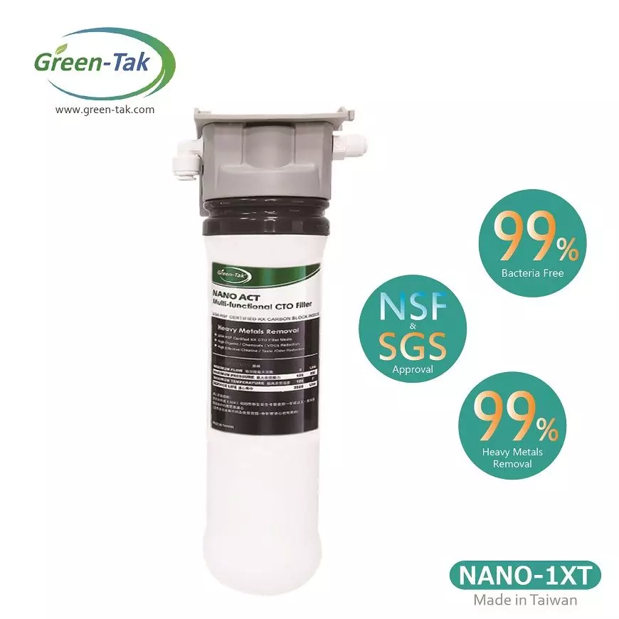 Portable Quality Water Purifier-NANO-1XT-Green-Tak