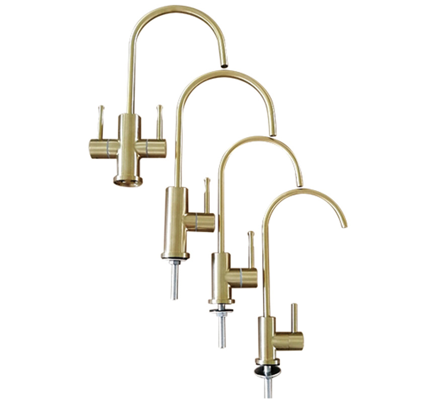 Stainless Steel Drinking Water Filtered Tap-Gold