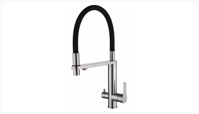 Modern Pull-out Stainless Steel Kitchen Faucet